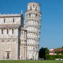 Der schiefe Turm von Pisa in der Toskana