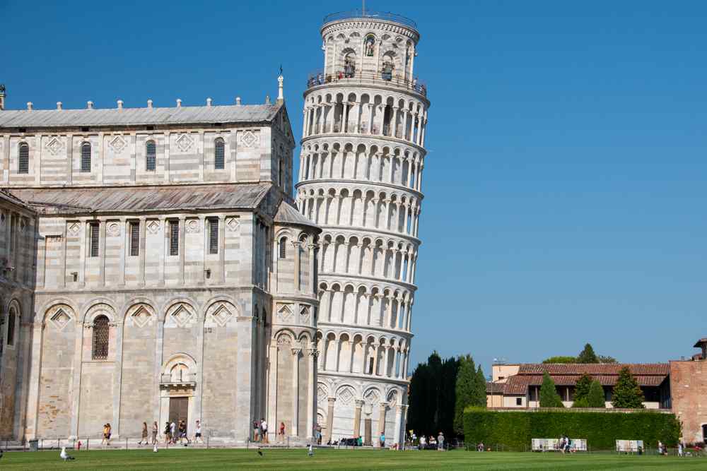Der schiefe Turm von Pisa in der Toskana